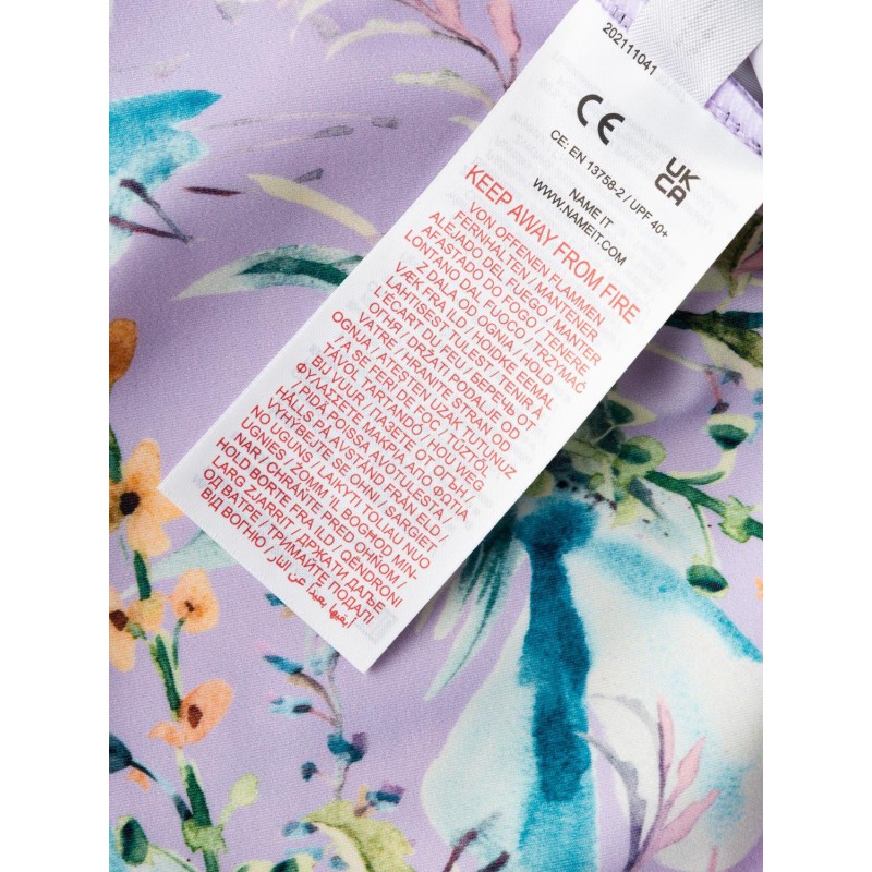 NAME IT Zila 3/4 Uv Swimsuit - Orchid Petal