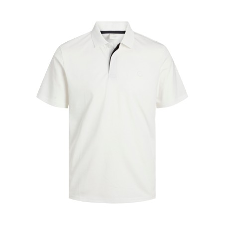 JACK & JONES PREMIUM Crodney S/S Polo - Cloud Dancer
