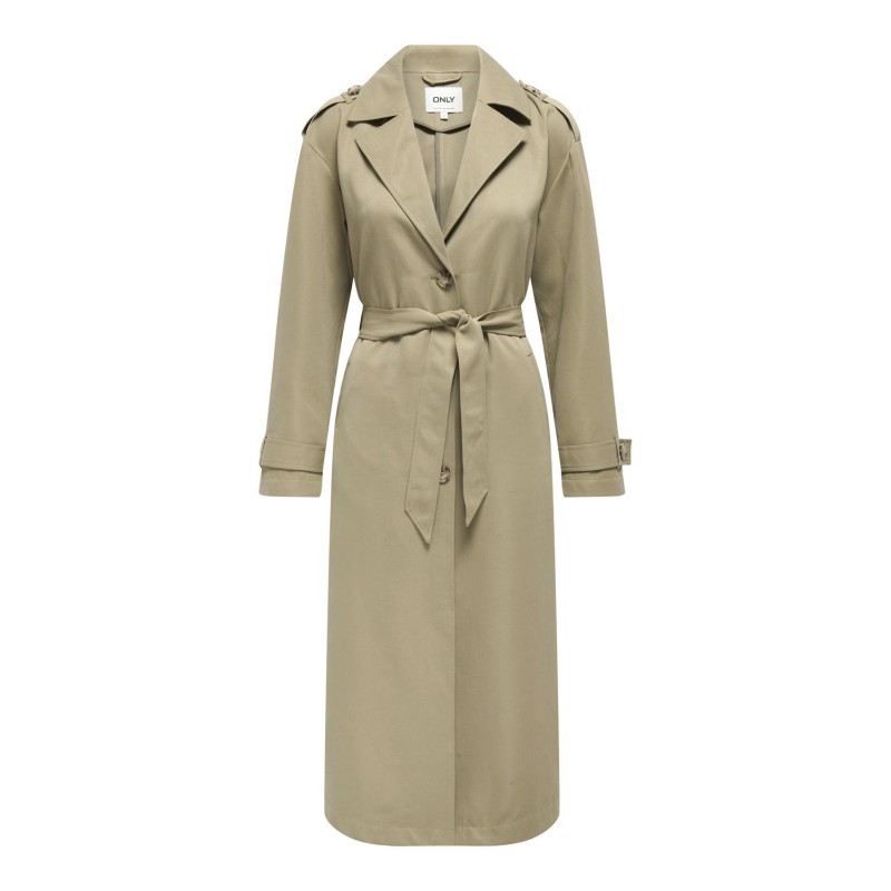 ONLY Line X-Lang Trenchcoat Otw - Humus