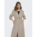 ONLY Line X-Lang Trenchcoat Otw - Humus