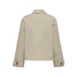 ONLY April Kort Klassisk Trenchcoat - Oxford Tan