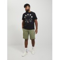 JACK & JONES Plus Size Bowie Solid Shorts - Deep Lichen Green