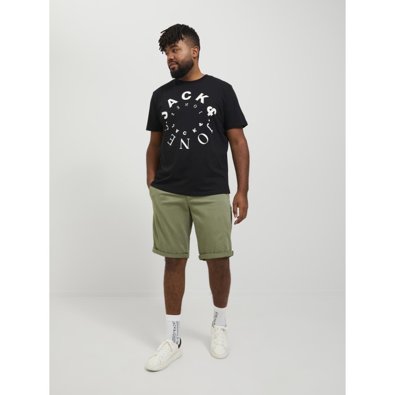 JACK & JONES Plus Size Bowie Solid Shorts - Deep Lichen Green