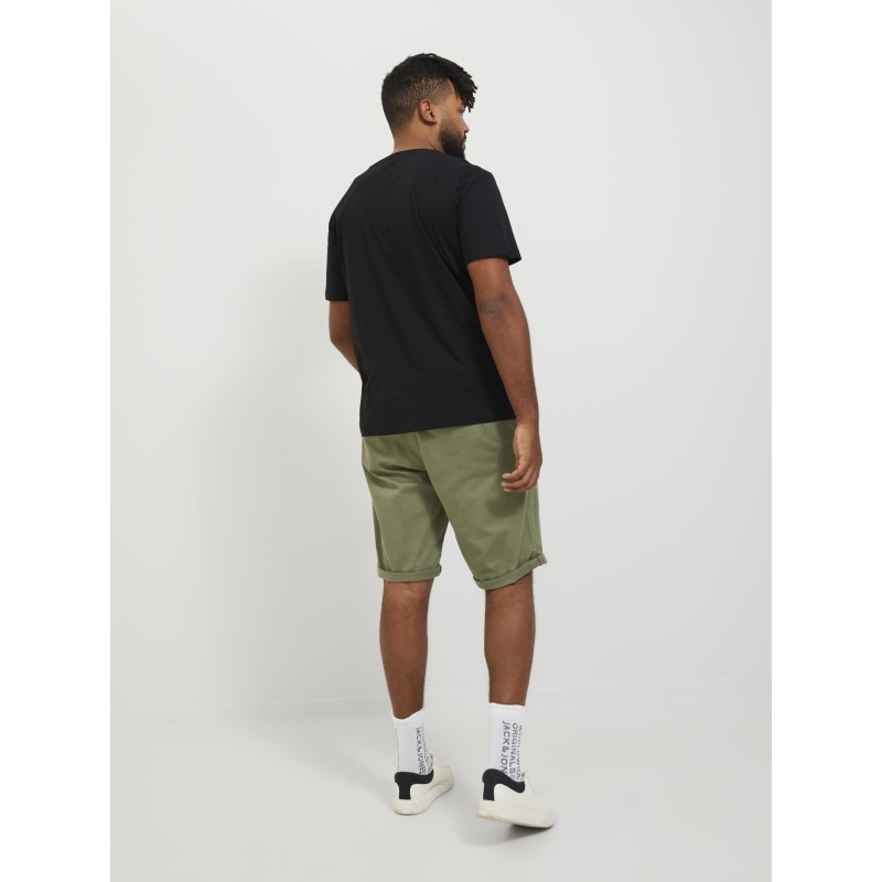 JACK & JONES Plus Size Bowie Solid Shorts - Deep Lichen Green