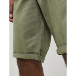 JACK & JONES Plus Size Bowie Solid Shorts - Deep Lichen Green