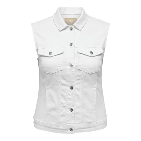 ONLY CARMAKOMA Wespa West Denim Pim619 - Hvid