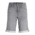 JACK & JONES Junior Rick Regular Denim Shorts - Grey Denim