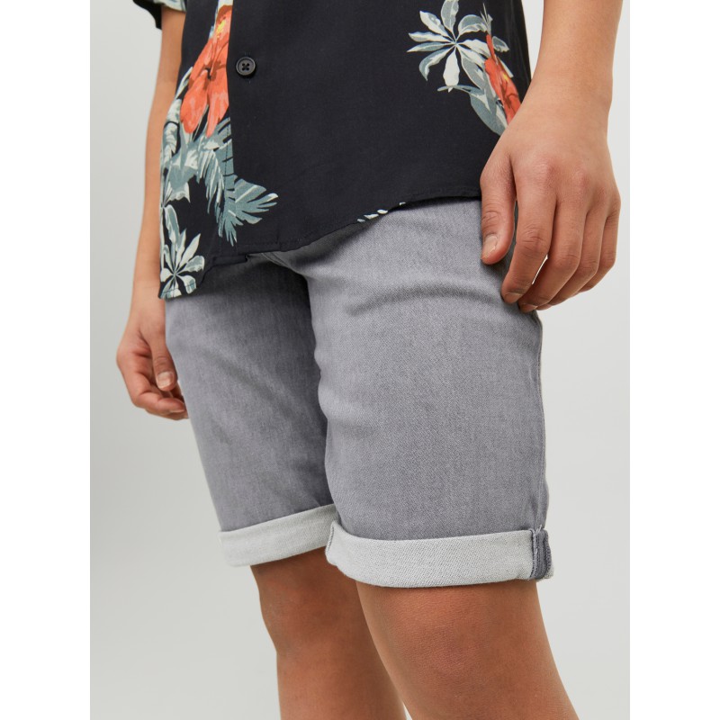 JACK & JONES Junior Rick Con Shorts - Grey Denim