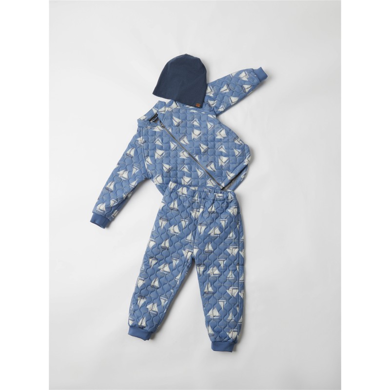 NAME IT Mini Moon Quiltet Sæt - Coronet Blue