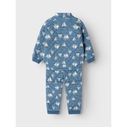 NAME IT Mini Moon Quiltet Sæt - Coronet Blue