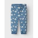 NAME IT Mini Moon Quiltet Sæt - Coronet Blue