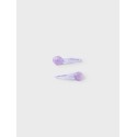 NAME IT Shell 2P Hairclip - Orchid Petal