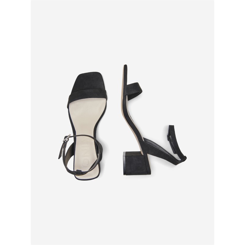 ONLY Hanna Hæl Sandal - Sort