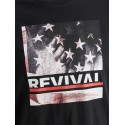 JACK & JONES Eminem Flag T-shirt - Sort