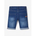 NAME IT Kids Sofus Lange Denim Shorts - Medium Blue Denim