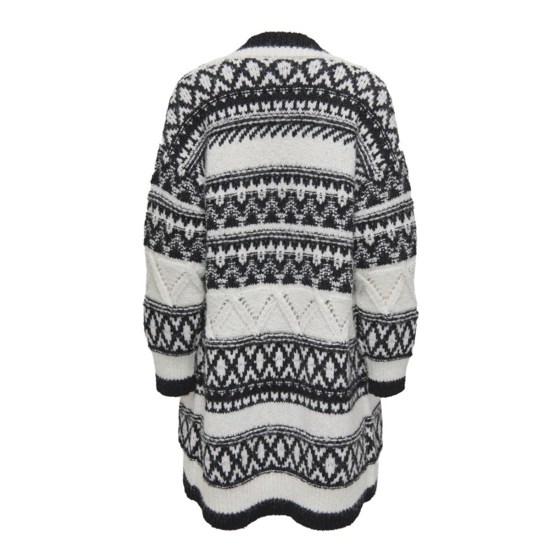 ONLY Shirly Life Langærmet Jq Open Cardig Knt - Birch