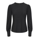 ONLY Sandra Puff Bluse - Sort