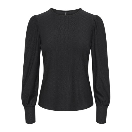 ONLY Sandra Puff Bluse - Sort