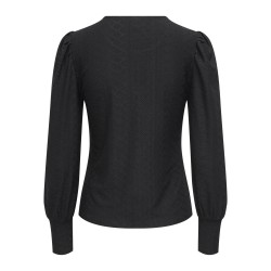 ONLY Sandra Puff Bluse - Sort