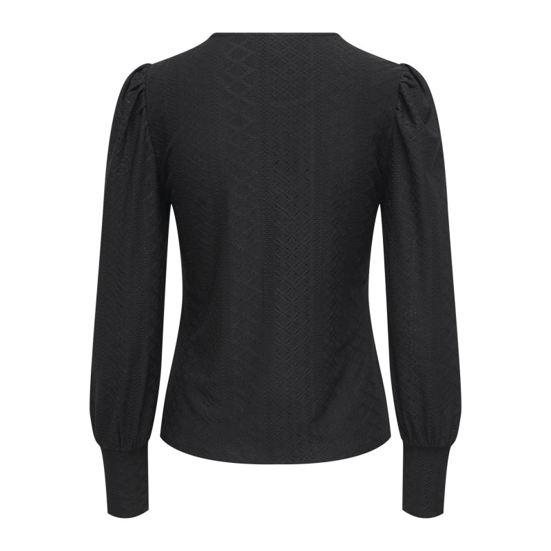 ONLY Sandra Puff Bluse - Sort