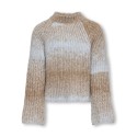 KIDS ONLY Ditte Langærmet Kort Highneck Knt - Cloud Blue