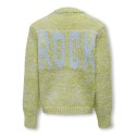 KIDS ONLY Allykortærmeta Life Langærmet Twist Open Cardi Knt - Citronelle