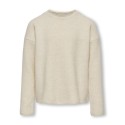 KIDS ONLY Andrea Langærmet Loose O-Neck Knt - Birch