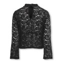 KIDS ONLY Milly Langærmet Flared Sleeve Lace Top Jrs - Sort
