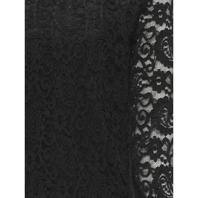 KIDS ONLY Milly Langærmet Flared Sleeve Lace Top Jrs - Sort