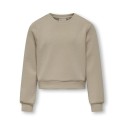 KIDS ONLY Mayra Langærmet Shine O-Neck Swt - Humus