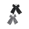 KIDS ONLY Shy Glitter Bow 2-Pack Elastics Acc - Silver