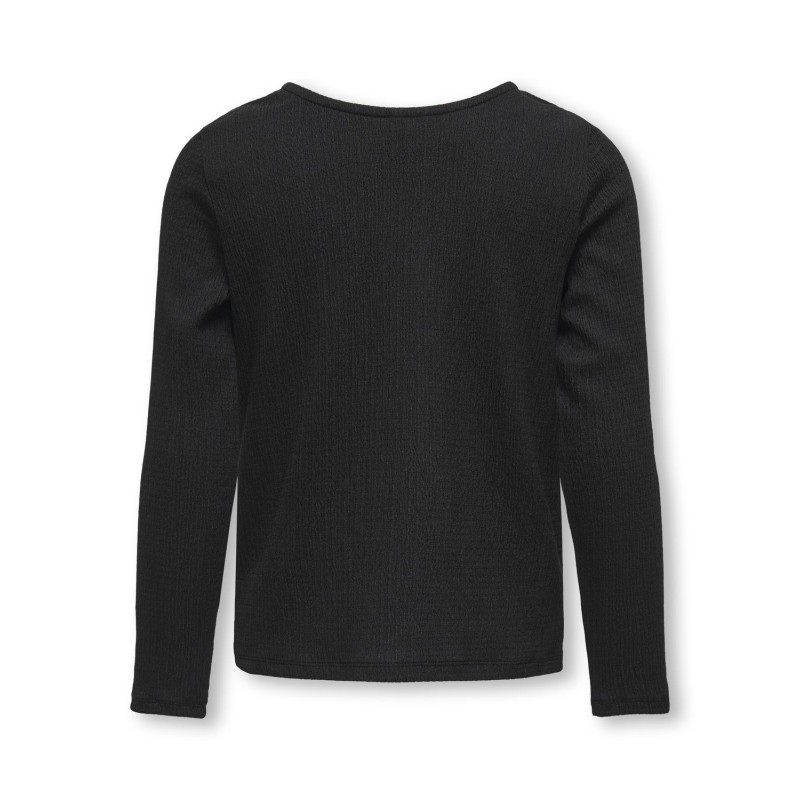 KIDS ONLY Mia Langærmet Bow Top Jrs - Sort