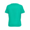 ONLY CARMAKOMA Moster S/S Fold Up Top Jrs - Spearmint