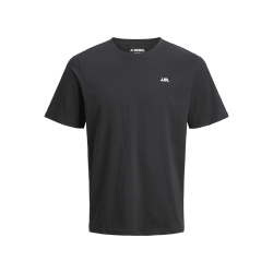 JACK & JONES Jrebrebel Logo Tee Kortærmet Crew Neck - Sort