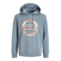 JACK & JONES Jrebcasper Sweat Hood - Mountain Spring