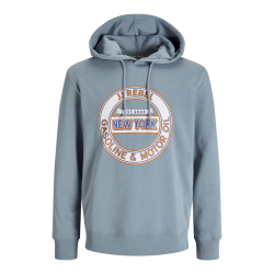 JACK & JONES Jrebcasper Sweat Hood - Mountain Spring
