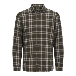 JACK & JONES Jrebchase Check Shirt Langærmet - Forest Night