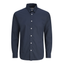 JACK & JONES Jrebgavin Solid Shirt Langærmet - Sky Captain