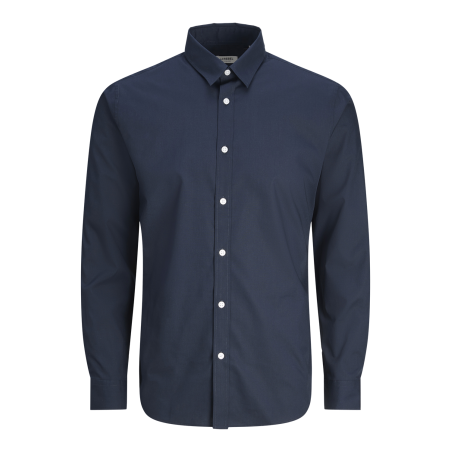 JACK & JONES Jrebgavin Solid Shirt Langærmet - Sky Captain