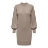 ONLY Labelle L/S Strik Kjole - Mocha Meringue