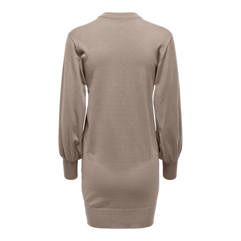 ONLY Labelle Life Langærmet Kjole Knt - Mocha Meringue