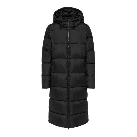 ONLY Montana Lang Puffer Jakke - Sort