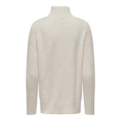ONLY Gabriel Life Langærmet Highneck Knt - Pumice Stone