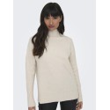 ONLY Gabriel Life Langærmet Highneck Knt - Pumice Stone