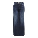 ONLY Madison Blush Højtaljede Brede Denim Tai081 - Dark Blue Denim