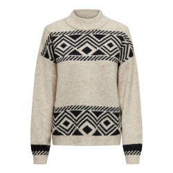 ONLY Victoria Langærmet Pullover Knt - Pumice Stone