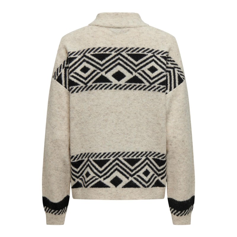 ONLY Victoria Langærmet Pullover Knt - Pumice Stone