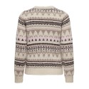 ONLY Montana Langærmet Life O-Neck Cc Knt - Hvidcap Gray
