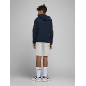 JACK & JONES Junior Shark Sweat Shorts - Light Grey Melange