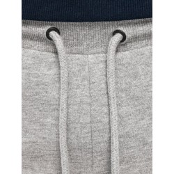 JACK & JONES Junior Shark Sweat Shorts - Light Grey Melange